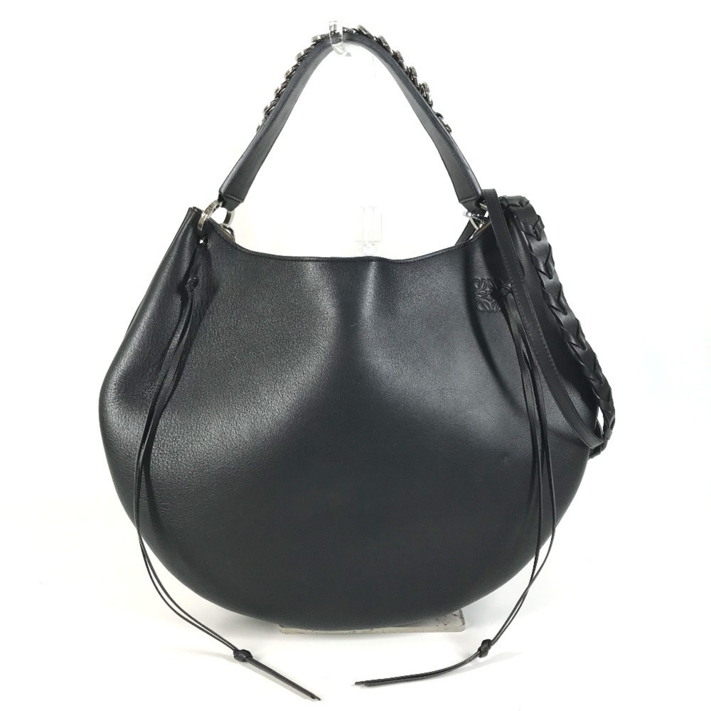 LOEWE 326.62.P66 Chain Fortune Hobo Bag, 2-Way Handbag/Shoulder Leather, Men'...